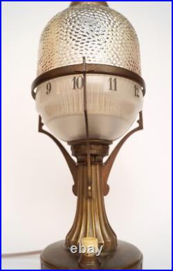 Art Deco Table Lamp HABSBURG Unique 1910 Antique Brass, Original