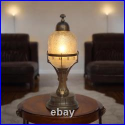 Art Deco Table Lamp HABSBURG Unique 1910 Antique Brass, Original