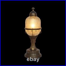 Art Deco Table Lamp HABSBURG Unique 1910 Antique Brass, Original