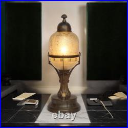 Art Deco Table Lamp HABSBURG Unique 1910 Antique Brass, Original