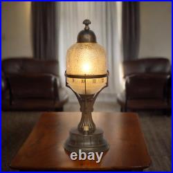 Art Deco Table Lamp HABSBURG Unique 1910 Antique Brass, Original