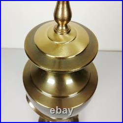 Art Deco Table Lamp Stunning Solid Brass Hollywood Regency Flair