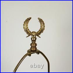 Art Deco Table Lamp Stunning Solid Brass Hollywood Regency Flair