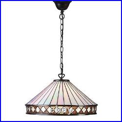 Art Deco Tiffany Style Light Fittings, Pendants, Flush, Wall, Table & Floor Lamps