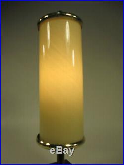Art Deco Tischlampe 24cm Höhe Antik Tischleuchte Natursteinfuß Marmor Lampe