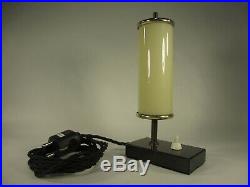 Art Deco Tischlampe 24cm Höhe Antik Tischleuchte Natursteinfuß Marmor Lampe