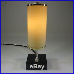 Art Deco Tischlampe Tubus Glasschirm Bauhaus Vintage Tischleuchte Alte Lampe