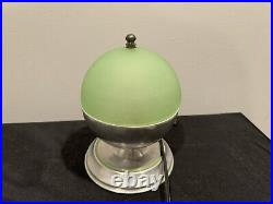 Art Deco Uranium Glass Lamp