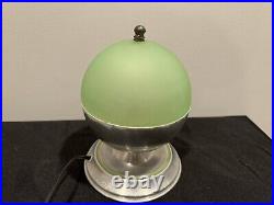 Art Deco Uranium Glass Lamp