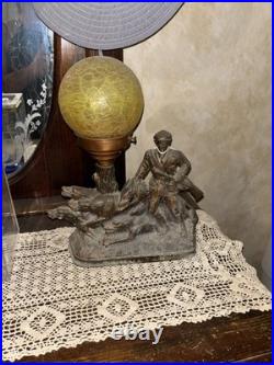 Art Deco Uranium Table Lamp Hunter