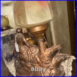 Art Deco Uranium Table Lamp Hunter