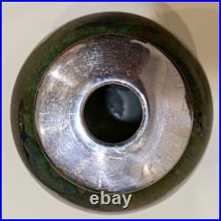 Art Deco WMF Ikora Green Glass & Chrome Lamp, 1930s