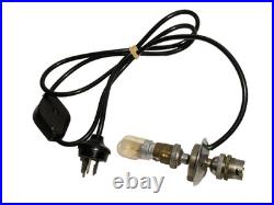 Art Deco WMF Ikora Green Glass & Chrome Lamp, 1930s