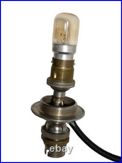 Art Deco WMF Ikora Green Glass & Chrome Lamp, 1930s