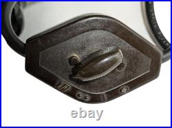 Art Deco WMF Ikora Green Glass & Chrome Lamp, 1930s