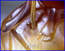 Art Deco Walther & Sohne Glass Table Lamp 1930s Read