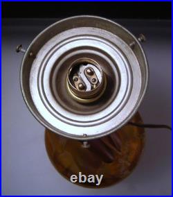 Art Deco Walther & Sohne Glass Table Lamp 1930s Read