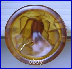 Art Deco Walther & Sohne Glass Table Lamp 1930s Read