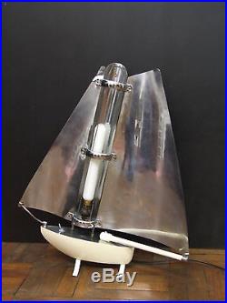 Art Deco chrome yacht lamp 1938