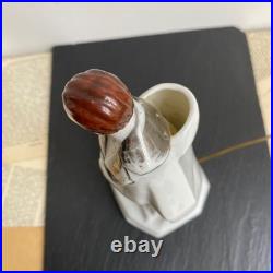Art Deco porcelain night light Woman with short hair Perfume burner 1930
