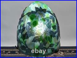 Art Nouveau Style Emile Galle Blown glass Desk lamp light US Duty Free