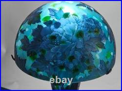 Art Nouveau Style Emile Galle Blown glass Desk lamp light US Duty Free
