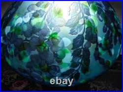 Art Nouveau Style Emile Galle Blown glass Desk lamp light US Duty Free