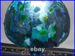 Art Nouveau Style Emile Galle Blown glass Desk lamp light US Duty Free