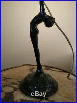 Art deco Frankart Style Sarsaparilla Figural Lamp
