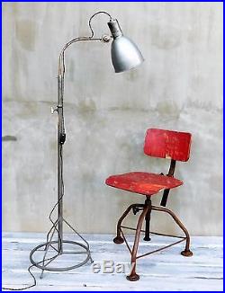 Art deco Industrial Bauhaus German floor Lamp, loft lamp, medical doctor lamp, V93