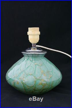 Art deco WMF IKORA glass lamp base, 1930s Germany