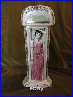 Art deco porcelain perfume lamp LIMOGES DUCHAUSSY Colonial exhibition 1931