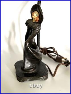 Artur Rubinstein Foundry Vienna Art Deco Lady Dancing Lamp 16 Tall Figure