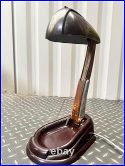 Authentic JUMO Bolide Bakelite Lamp Art Deco / Streamline 1940