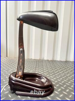 Authentic JUMO Bolide Bakelite Lamp Art Deco / Streamline 1940