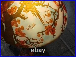 BIG Emile Galle lamp(USA tax-exempt.)