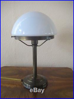 Bankerlampe-tischleuchte-schreibtischlampe-bürolampe-jugendstil/art Deco-messing