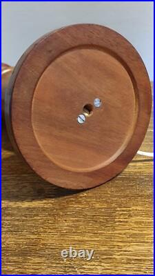 Base Lamp Art Deco Wooden. Hauteur 36 CM