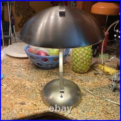 Bauhaus Art Deco Style Desk Lamp MCM Atomic Age Space Age Sturdy And Clean