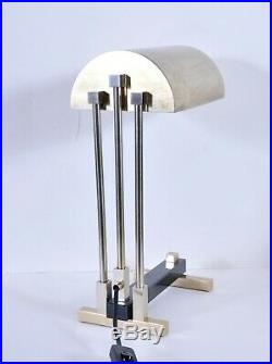 Bauhaus table lamp, Marcel Breuer design, art deco style