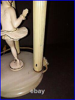 Beautiful Alabaster 1930s Art Deco Gerdago Gazebo Pixie Lamp