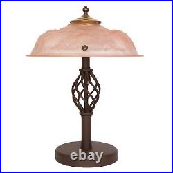 Beautiful Art Deco Table Lamp Rose