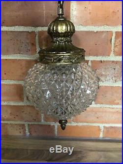 Beautiful Art Deco brass Gilded Metal ceiling lamp Light Mount And Shade