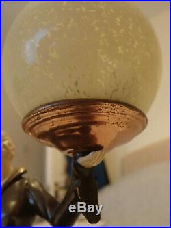 Beautiful French Art Deco Lady Lamp