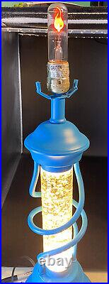 Beautiful Super Rare Lava Glitter Lamp Table Desk Lamp Lava Lite MCM Art Deco