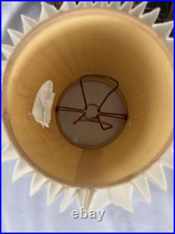 Beautiful Vintage 1930's Copper Finished Musician Art Deco Lamp Working