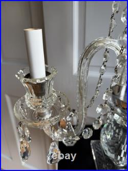 Big 26 Art Deco Crystal Girandole Table Chandelier Table Lamp Candelabra