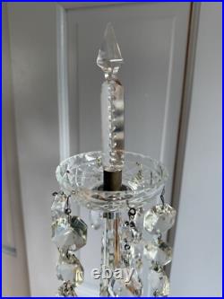 Big 26 Art Deco Crystal Girandole Table Chandelier Table Lamp Candelabra