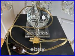 Big 26 Art Deco Crystal Girandole Table Chandelier Table Lamp Candelabra