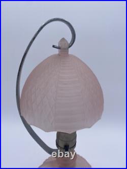 Boudoir Lamp Pink art Deco